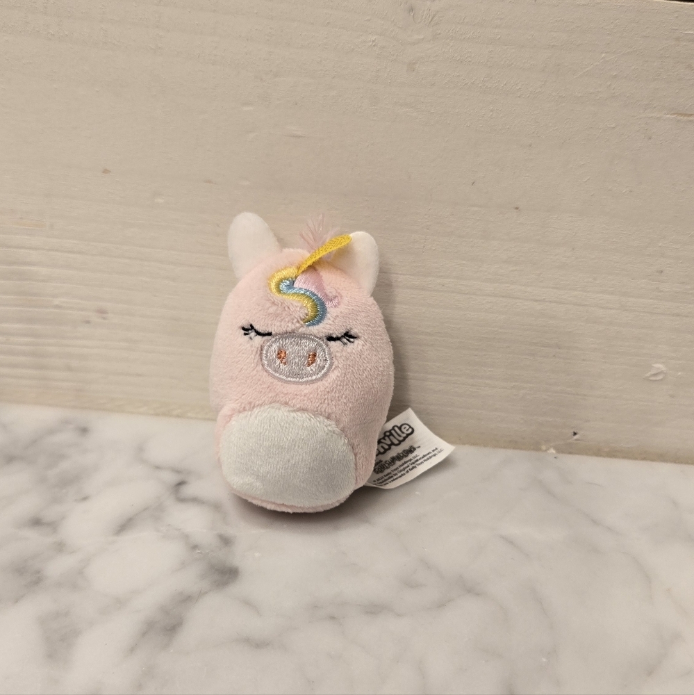 Squishmallows Squishville Pink Unicorn Mini Plush Toy